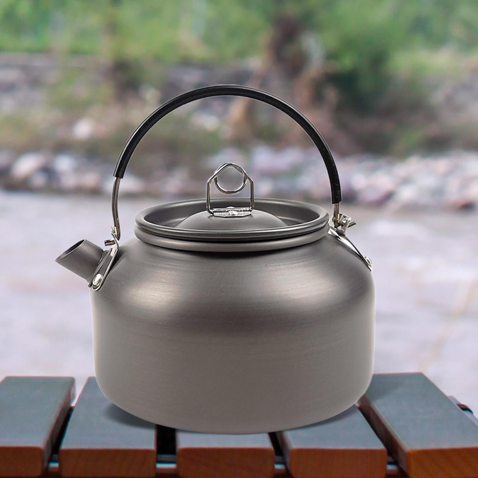 Camping Hot Water Kettle 0.8L Whistling Water Kettle Lightweight Mini Kettle
