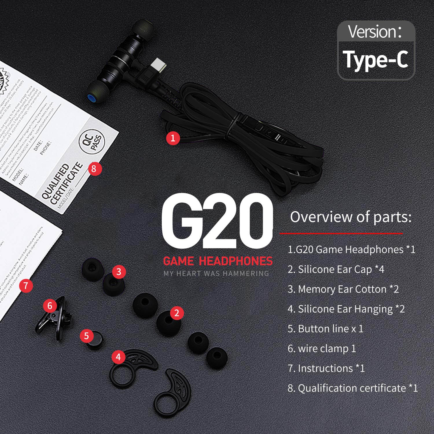 Tai nghe Plextone G20 Type C phiên bản 2019, tích hợp từ tính nam châm đặc biệt hữu ích trong trò chơi, trang bị thêm một loạt các phụ kiện, gửi cáp mở rộng, cáp adapter PC, sự kết hợp linh hoạt của tính linh hoạt - Hàng Chính Hãng.