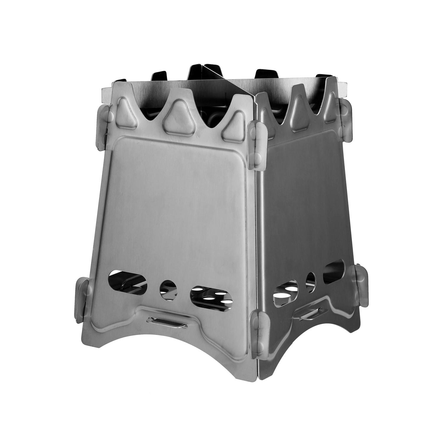 Lò nướng dã ngoại bằng titanium bếp Gấp siêu nhẹ có thể tháo rời