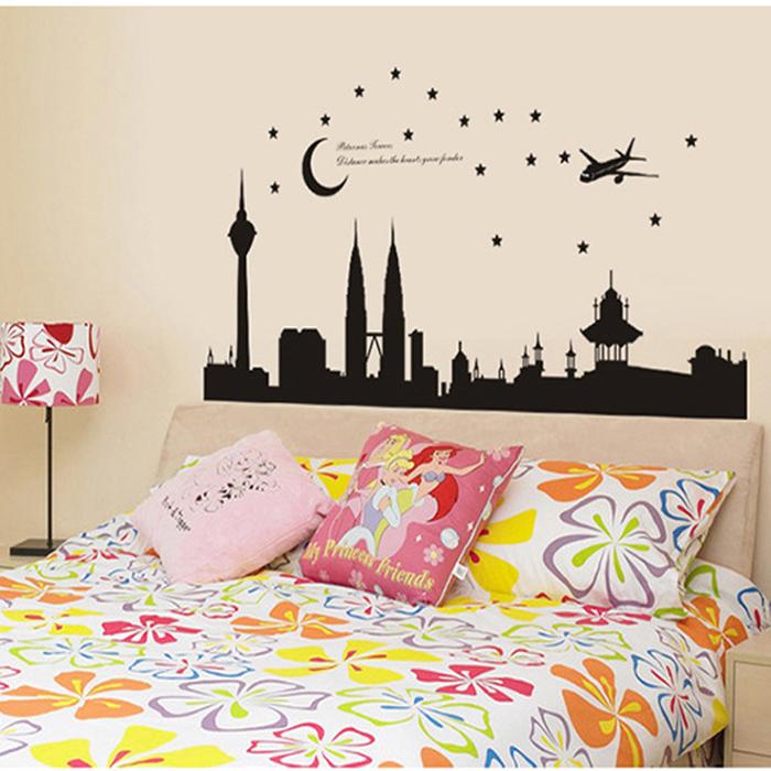 DECAL DÁN TƯỜNG THÀNH PHỐ ĐÊM