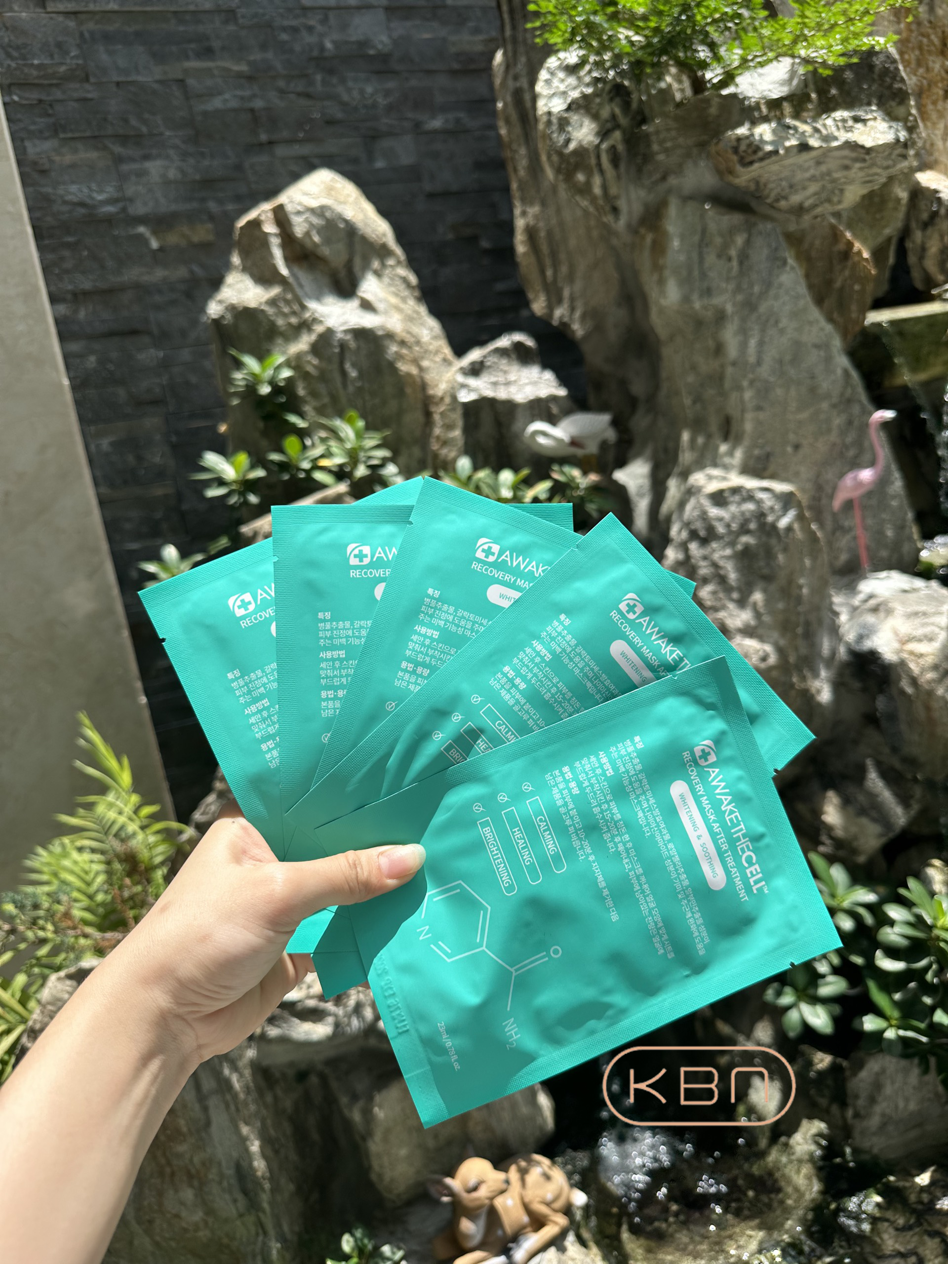 Mặt Nạ Cấp Ẩm, Làm Dịu Da, Dưỡng Trắng Da SOOTHING RECOVERY Awakethe Cell Hàn Quốc - Mặt nạ Phục Hồi (Hàng Chính Hãng)