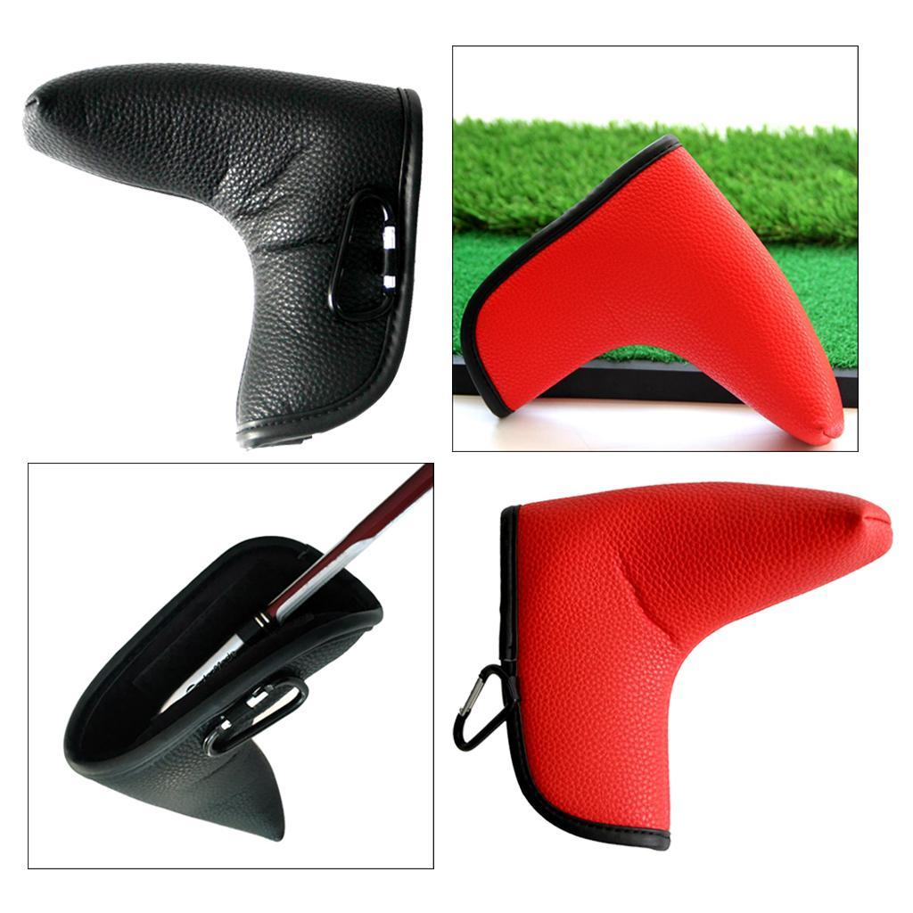 2-6pack Golf Blade Putter Head Cover Headcover Protector Bag Club Cover Sleeve