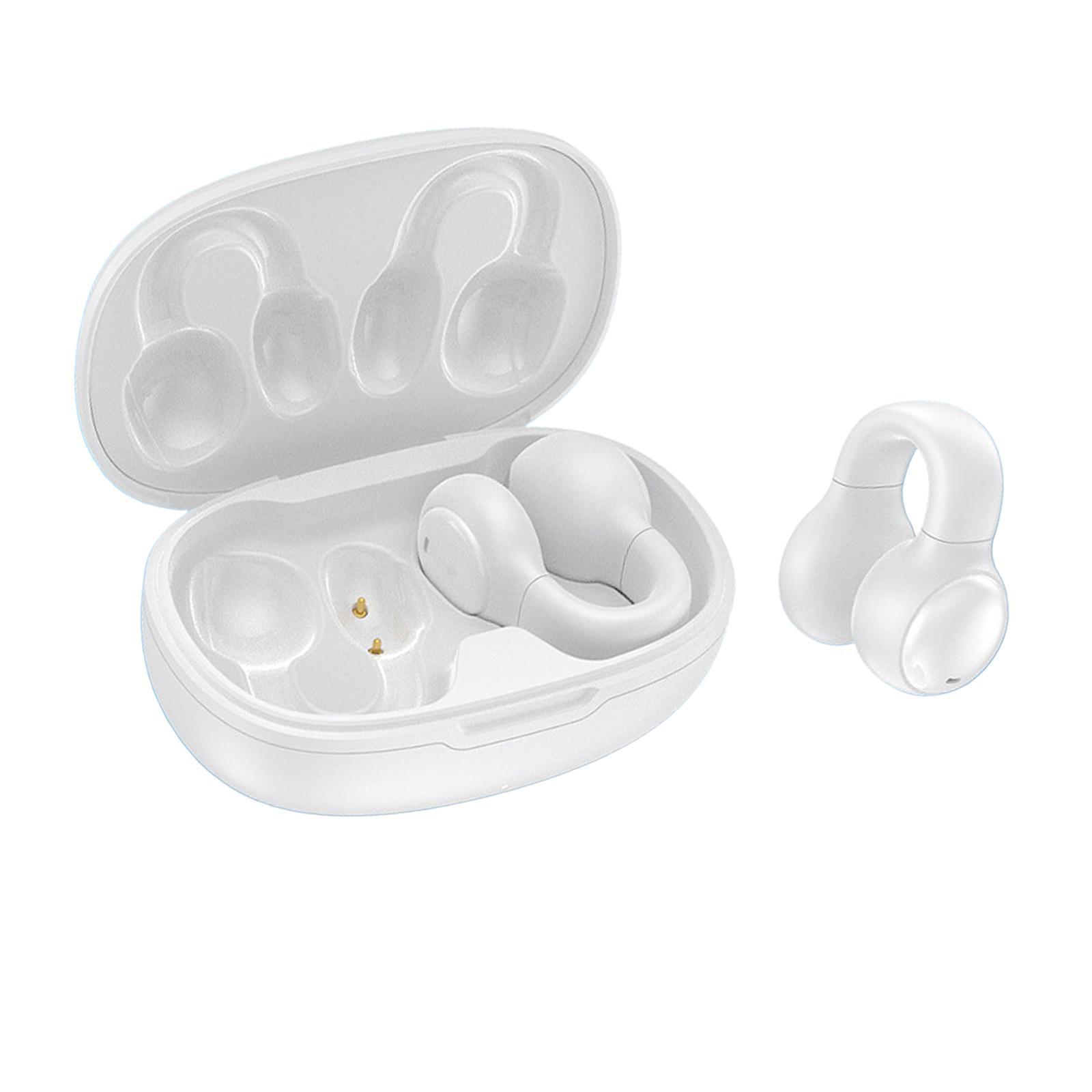 Ear Clip Headphones Earpiece Calling Earphones for Business Driving Fitness