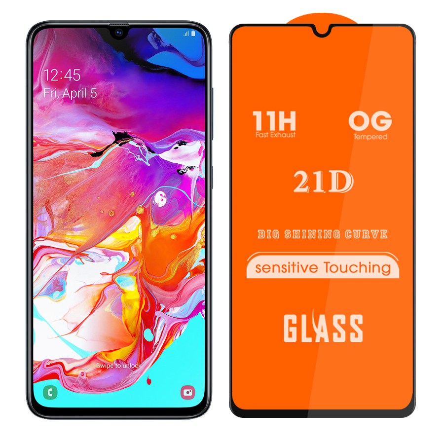 Kính Cường Lực 21D cho Samsung Galaxy A70/ A70s Full Keo Màn Hình SIÊU BỀN, SIÊU CỨNG, ÔM SÁT MÁY- HANDTOWN- HÀNG CHÍNH HÃNG