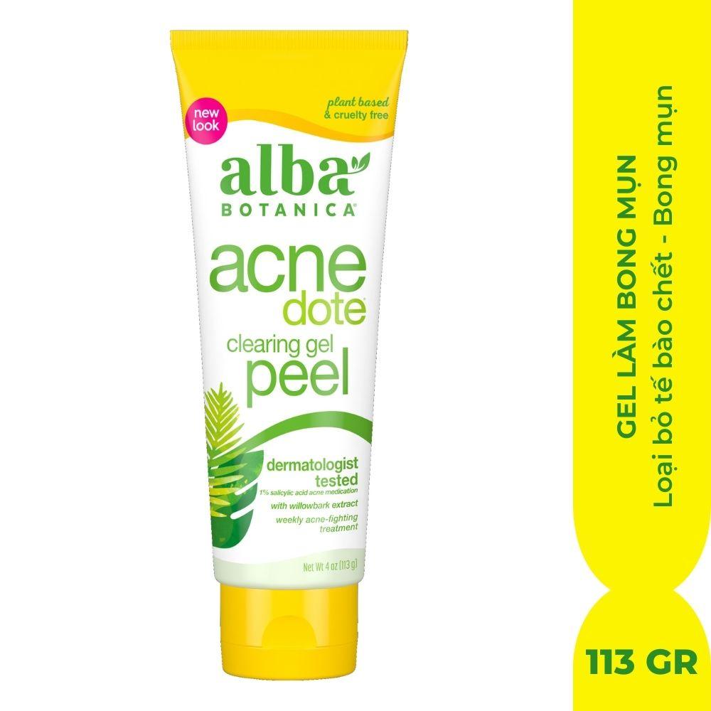 Gel làm bong mụn ALBA BOTANICA ACNEDOTE CLEARING GEL PEEL