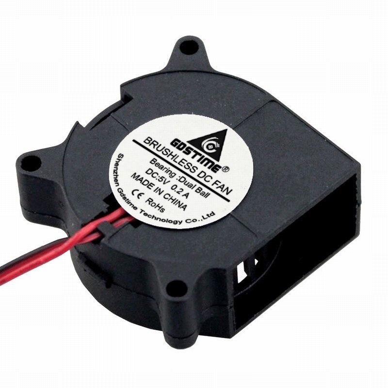1pcs Gdstime 4020 40mm x 20mm Small Fan Dual Ball Bearing 3D Printer 40mm DC Cooling Blower Fan 5V