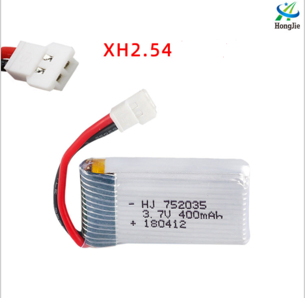 Pin 3.7v 400mah Pin sac đồ chơi máy bay có mạch bảo vệ xả 25c