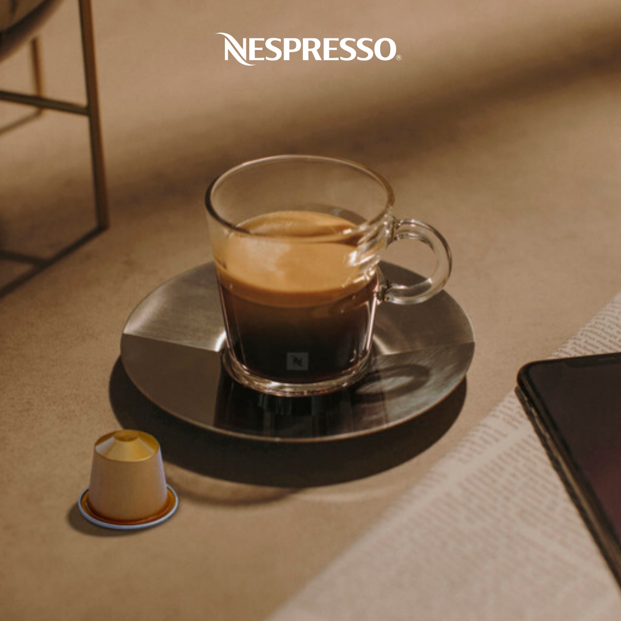 Ly View Espresso Nespresso 80ml - Ly Thủy Tinh Sang Trọng Dành Uống Cà Phê Viên Nén Nespresso - View Espresso Cup For Nespresso Capsule Coffee