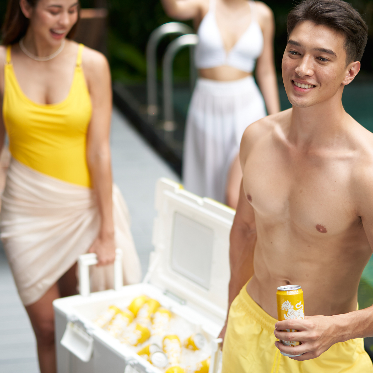 Nước soda lemon SINGHA can x 330 ml