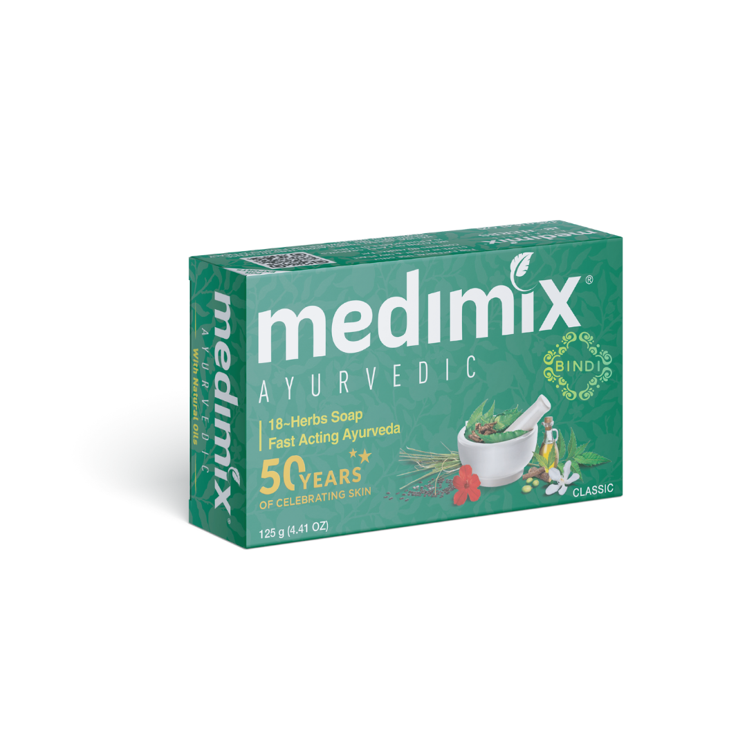 Xà phòng Medimix Ayurvedic 18 Loại Thảo Dược Bảo Vệ Da - 125g