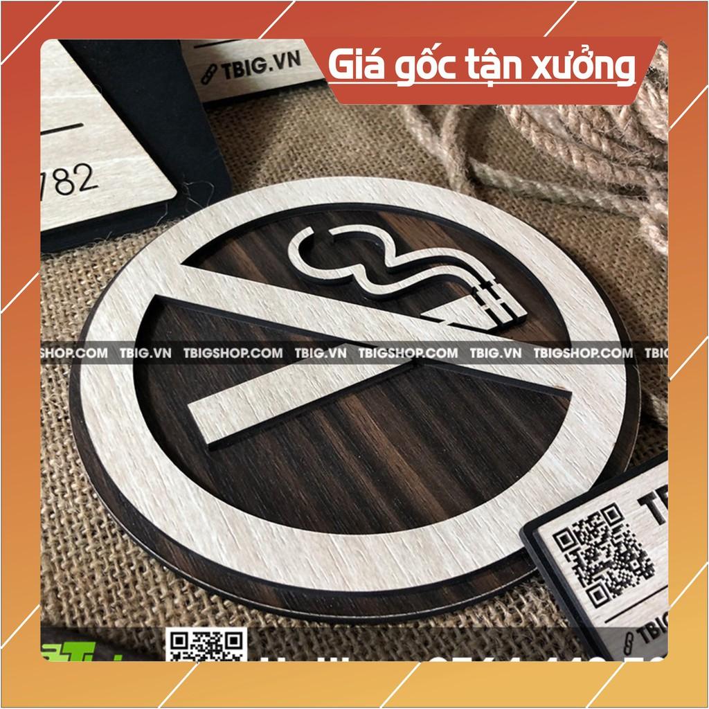 Bảng cấm thuốc gỗ mặt veneer