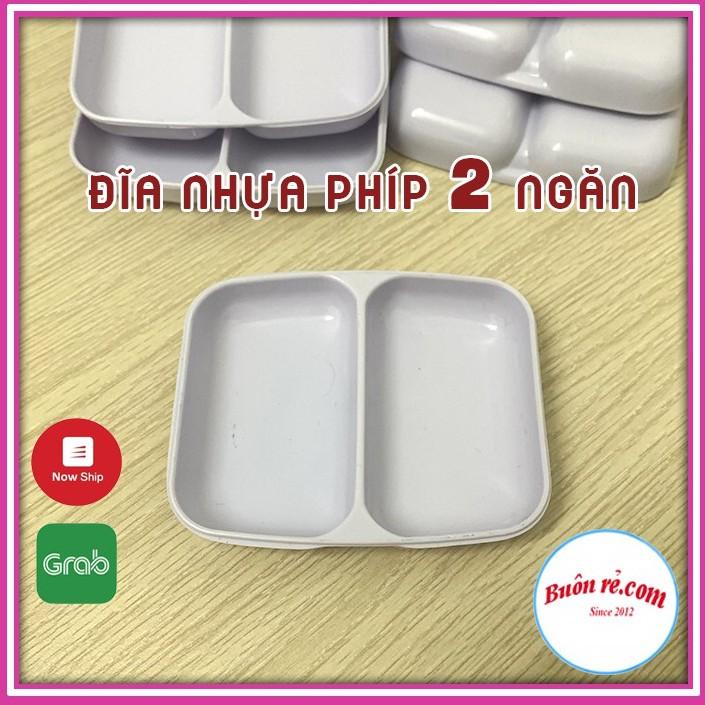 Combo 10 đĩa phíp 2 ngăn tiện dụng - Buôn rẻ 01255