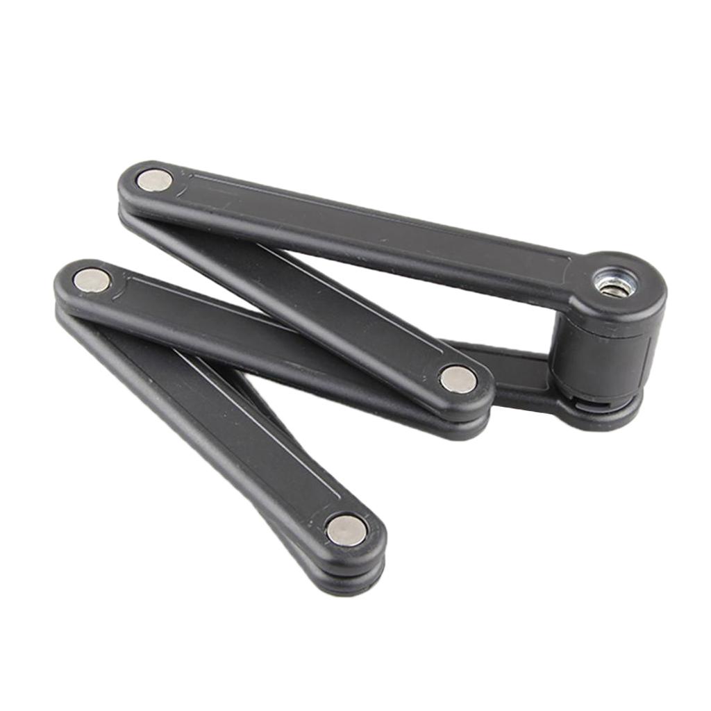 Aternee Chống Trộm Có Thể Gập Lại Khóa Xe Đạp Xe Máy Điện Tử MTB Xe Đạp Đường Bộ