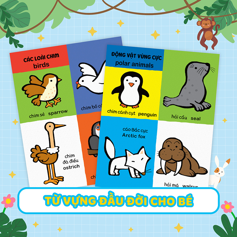 My First 100 Animals - Sách Từ Vựng Đầu Đời Cho Bé