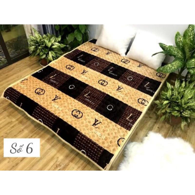 Thảm nỉ nhung đa năng 3 lớp trải giường, trải sàn