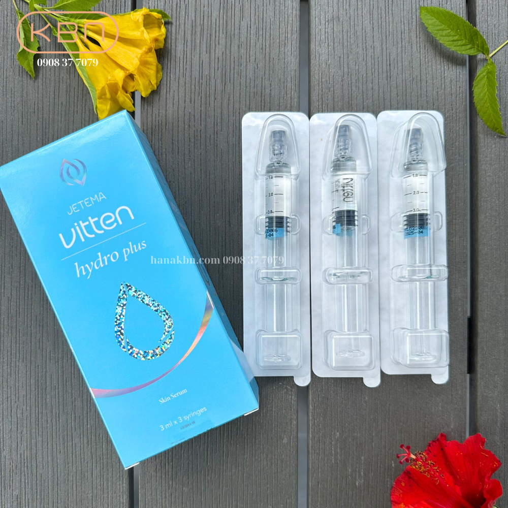 Tinh Chất Collagen Căng Bóng Vitten Hydro Plus Jetema Hàn Quốc - Trắng Sáng Da (3 Ống/ Hộp, 3ml/ Ống) (Hàng Chính Hãng)