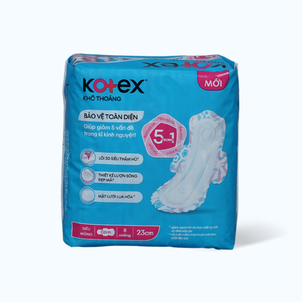 Băng vệ sinh siêu mỏng cánh Kotex Style (8 miếng/gói)