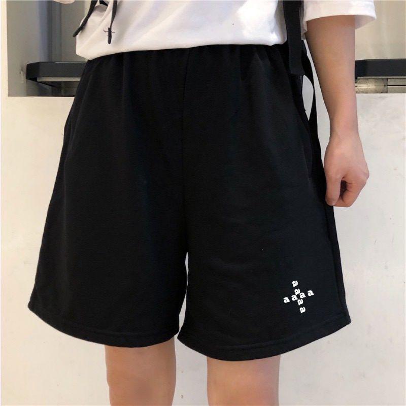 Quần short thun nữ unisex dáng thể thao mặc nhà cực mát có bigsize