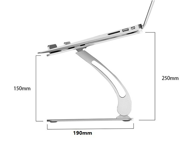 Đế quạt tản nhiệt dành cho laptop, macbook tùy chỉnh độ cao D2 Stand