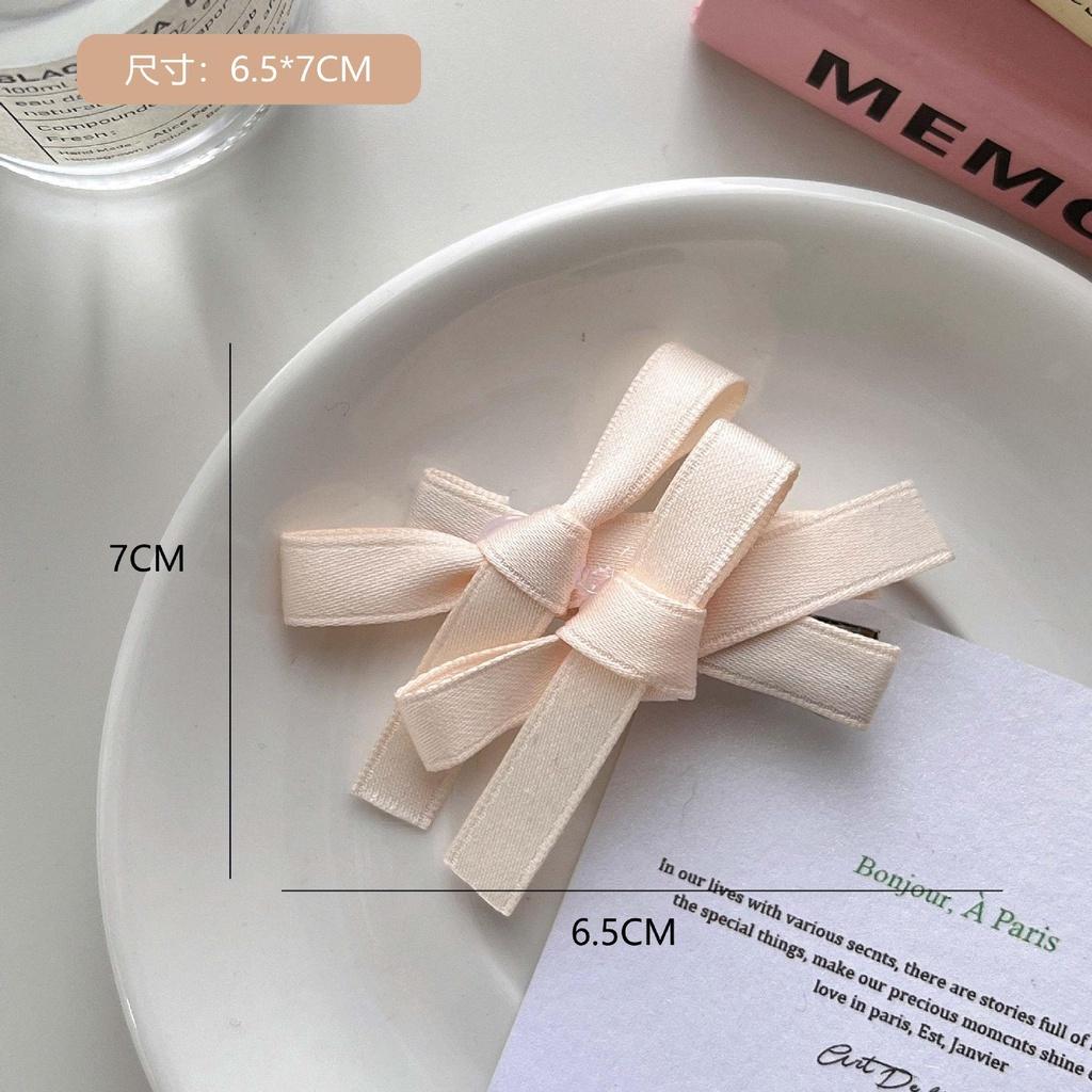1 chiếc kẹp tóc nơ đôi mini xinh xắn và dễ thương, kẹp tóc Jennie, đồ làm đẹp cho tóc