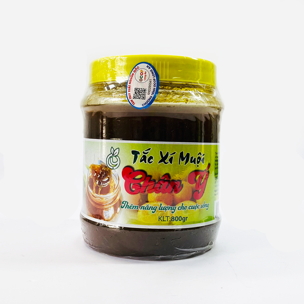 Tắc Xí Muội  Chân Ý Hũ 800g - Nước Uống Giải Khát, Giải Nhiệt Ngày Hè