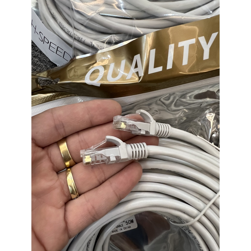 Cáp mạng LAN CAT6 dây 5M màu Trắng Cat 6 LAN50176NW102 Hàng Nhập Khẩu