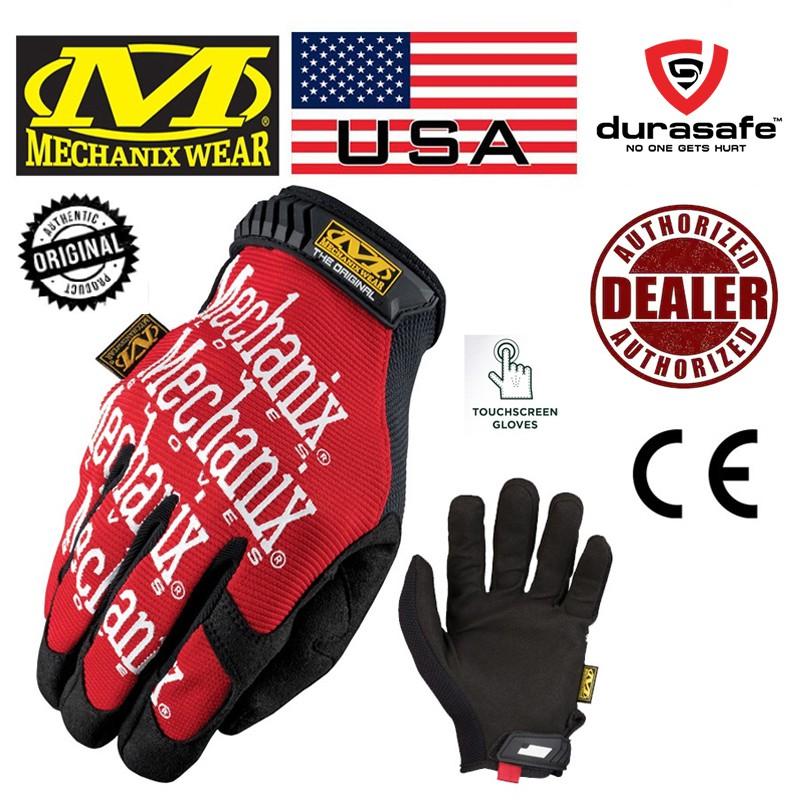 Găng tay cơ khí MECHANIX MG-02 Original Glove Red Size S-XL