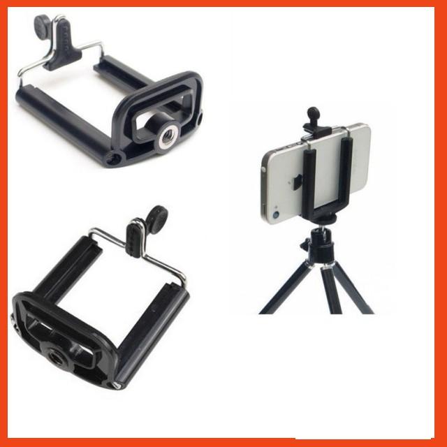 đầu Kẹp điện thoại gắn lên gậy chụp ảnh, tripod, đai cam hành trình