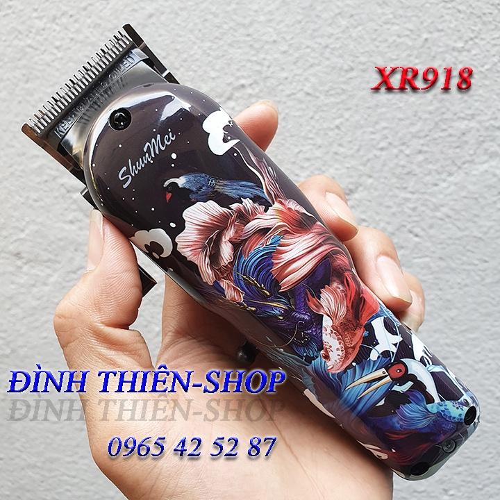 Tông Đơ Cắt Tóc Chuyên Nghiệp Cao Cấp ShunMei XR918 - Tặng kèm lược cắt tóc 113 BeuyPro Comb