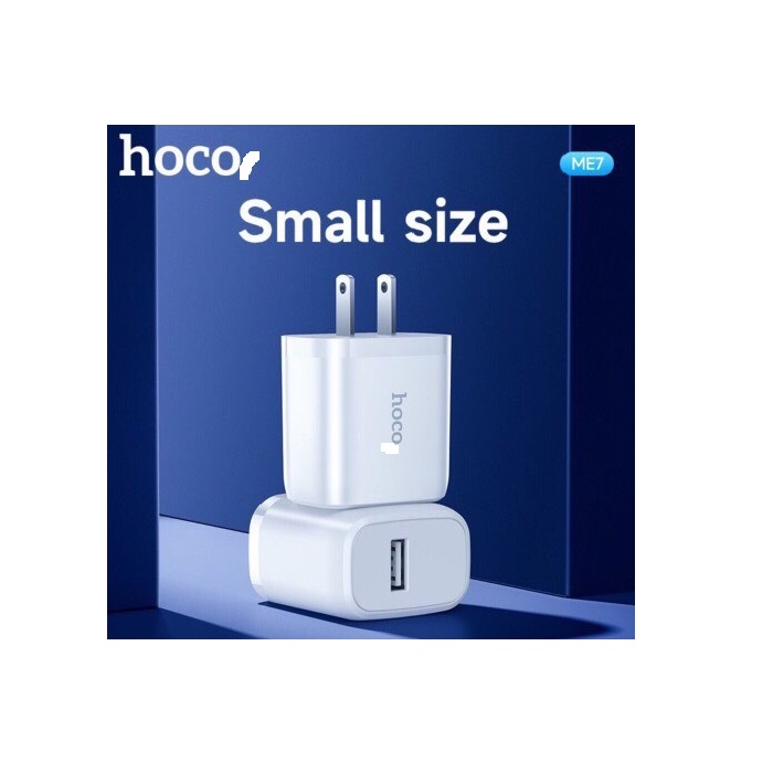 Cốc Sạc Nhanh Dành Cho Hoco. ME7 3A 1 Cổng USB 15W Hàng Chính Hãng