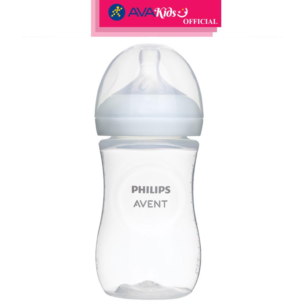Bình sữa nhựa PP Philips Avent SCY903/01 cổ rộng 260 ml (1 - 3 tháng) - Hàng Chính Hãng