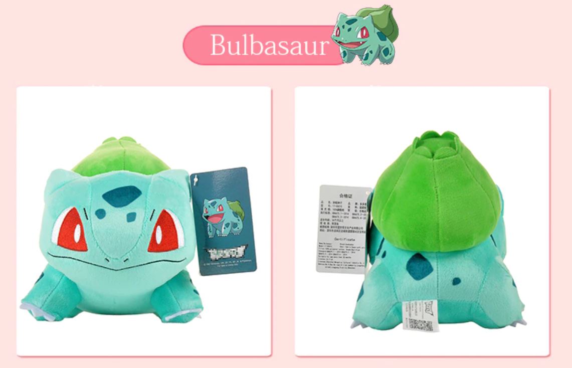 Gấu bông Pokemon Ếch kỳ diệu Bulbasaur