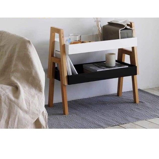 Khay gỗ xếp tầng nhiều màu sắc - Kệ đa năng bằng gỗ thông
