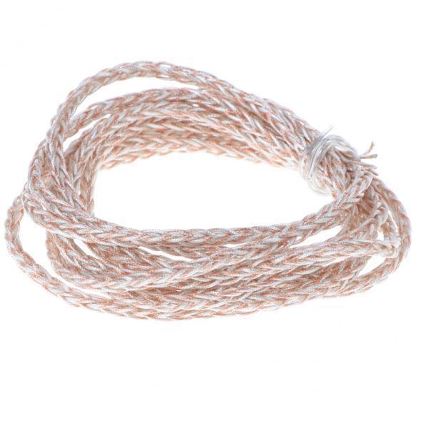 2-10pack 7N 8 Strands Braided OCC Copper Wire DIY HiFi Audio Upgrade Cord for