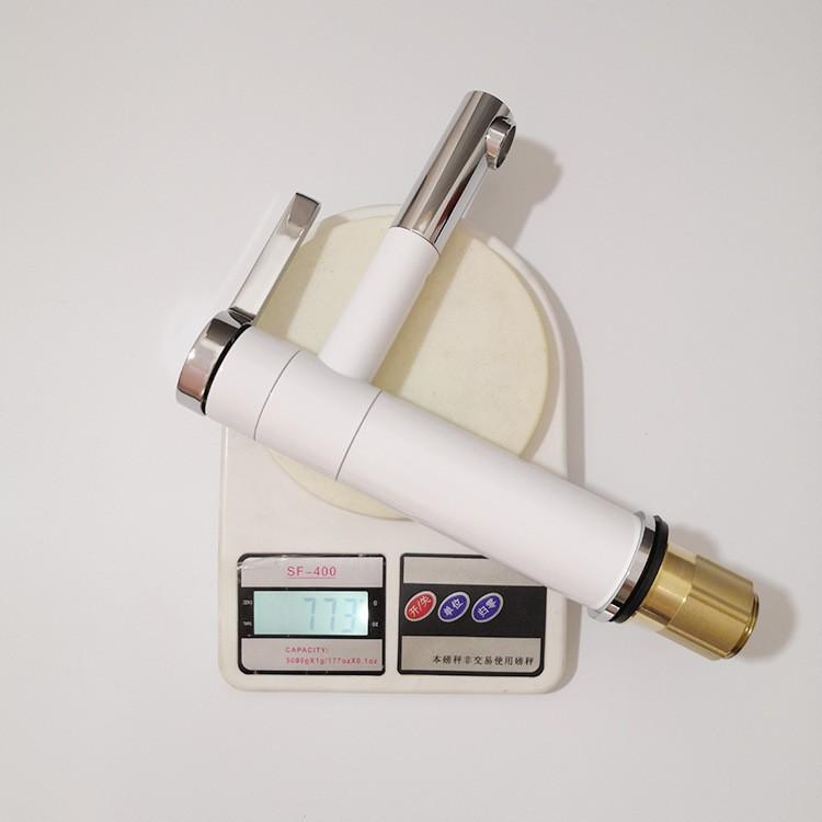 Vòi lavabo nóng lạnh Lukas trắng sứ