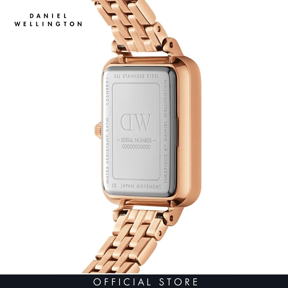 Đồng hồ Nữ Daniel Wellington Lưới - 5-Link Quadro Lumine 20x26 DW00100620