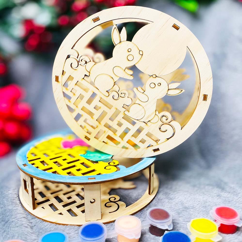 Lồng Đèn Sáng Tạo - Thỏ Ngọc Vui Trăng - Giftbrand GB03