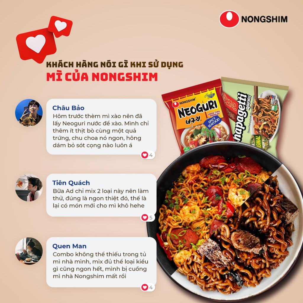 Mì Xào Nongshim Hàn Quốc - Dạng Gói - Nhiều hương vị lựa chọn