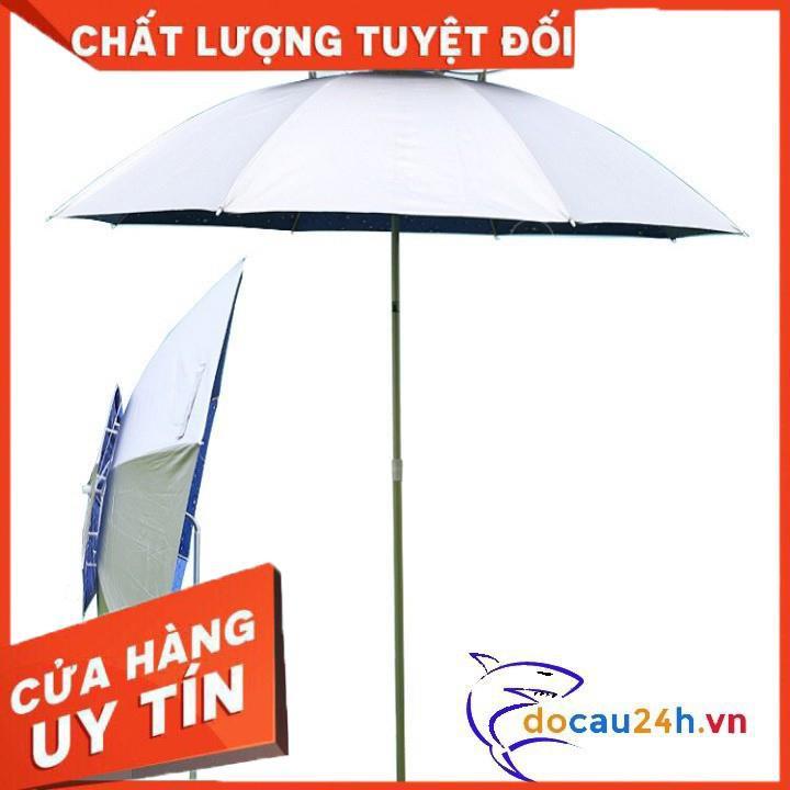 [CHẤT LƯỢNG TỐT] Ô Dù Câu Cá 2 Tầng y như hình/ Ô dù câu cá