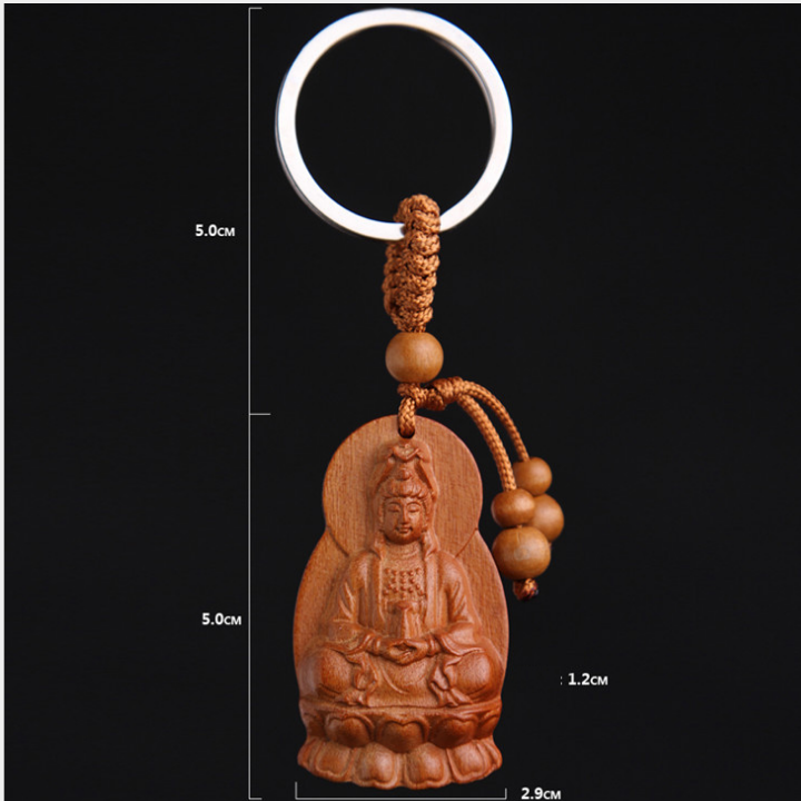 Móc Chìa Khóa Gỗ Phong Thủy