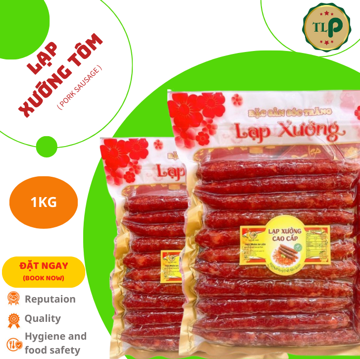 LẠP XƯỞNG TÔM TÂN LỘC PHÁT COMBO 1KG - MỖI BỊCH 500G