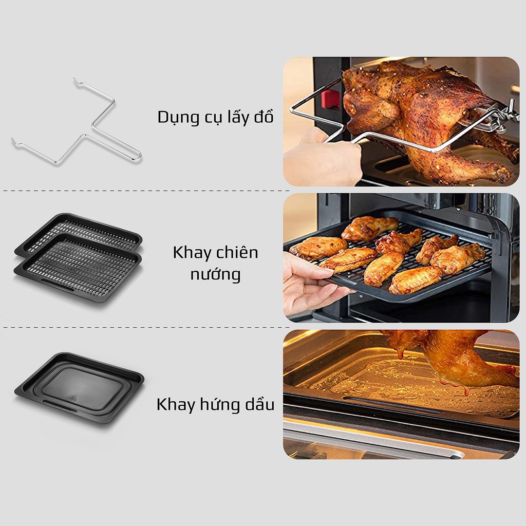Nồi Chiên Không Dầu OLIVO AF 12 Dung Tích 12L