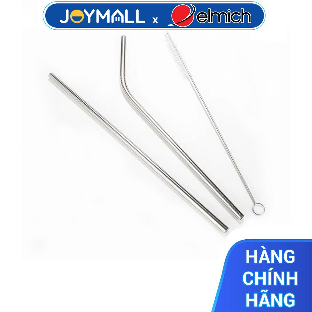 Ống hút inox loại ống hút thẳng, cọ rửa ống hút, Hàng chính hãng, thép không gỉ - JoyMall