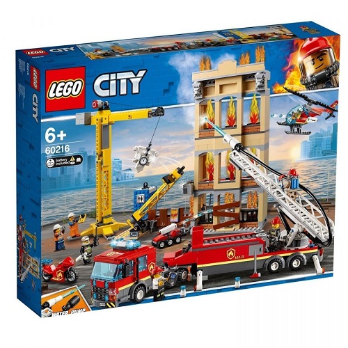 Mô hình đồ chơi lắp ráp LEGO CITY Đội Cứu Hỏa Thành Phố 60216 (