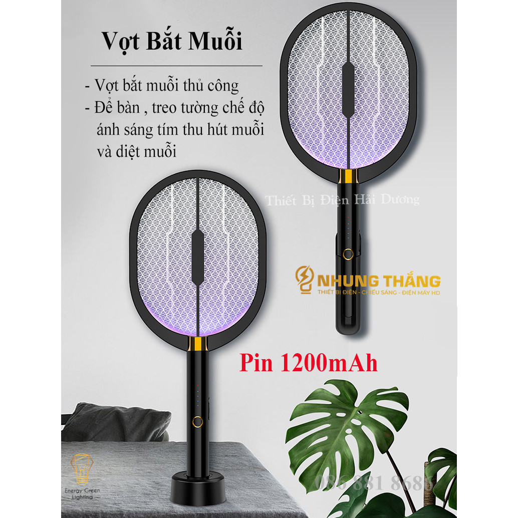 Vợt Bắt Muỗi XQN-898 Kiêm Đèn Thu Hút Muỗi , Diệt Muỗi Để Bàn