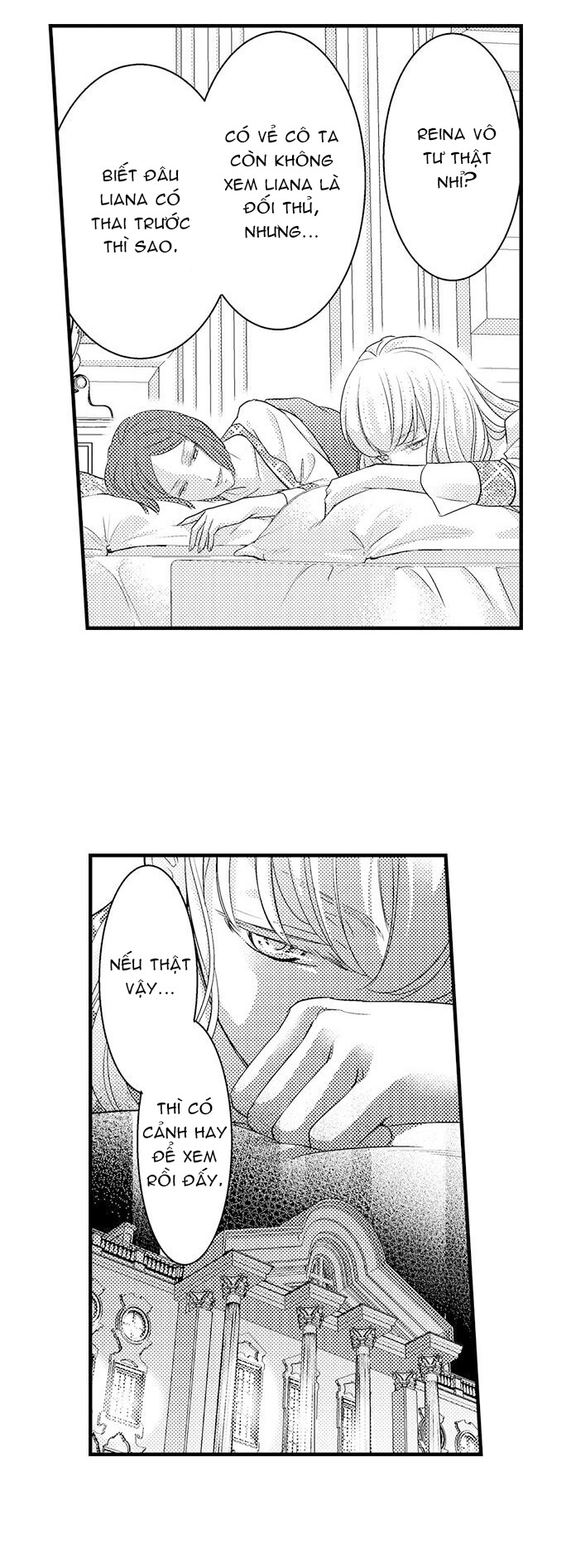 chuyển sinh vào thế giới khác ~ nếu muốn trở thành nữ hoàng hãy tìm cách để được hoàng đế sủng ái vào ban đêm chapter 54.2 9