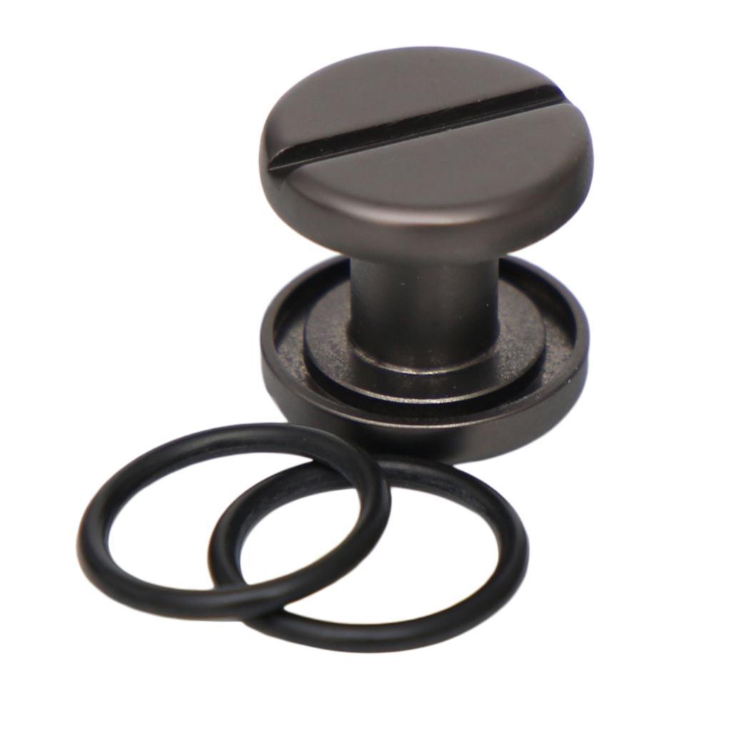 2 Packs Tech Scuba Diving Diver BCD Backplate Book Screw Dive Accessories