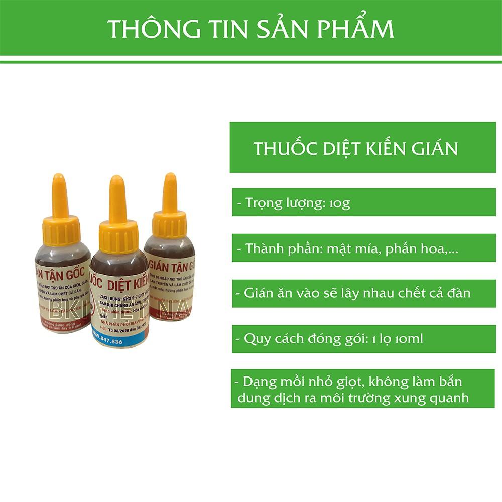 Combo 2 lọ Thuốc diệt kiến gián tận gốc an toàn hiêu quả - TDIETKIENC2