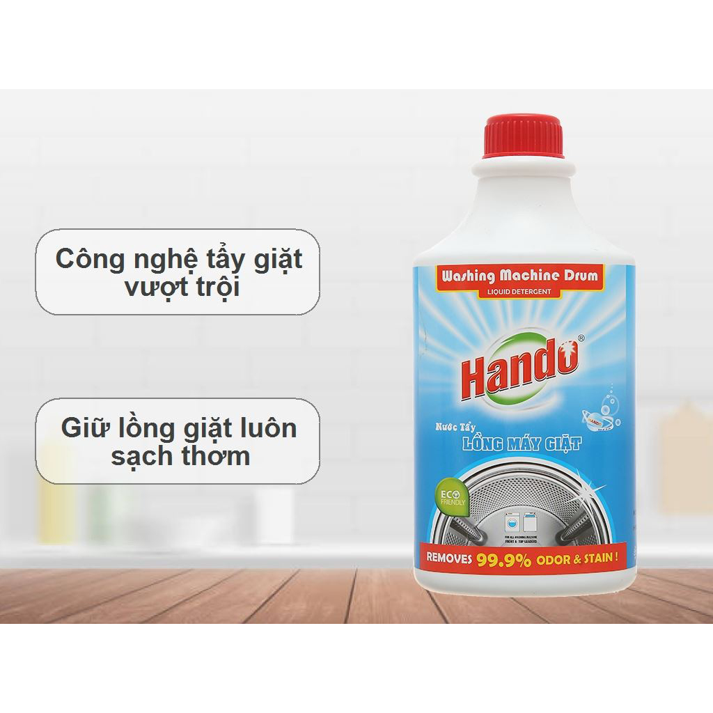 Nước tẩy Lồng máy giặt Hando 800ml