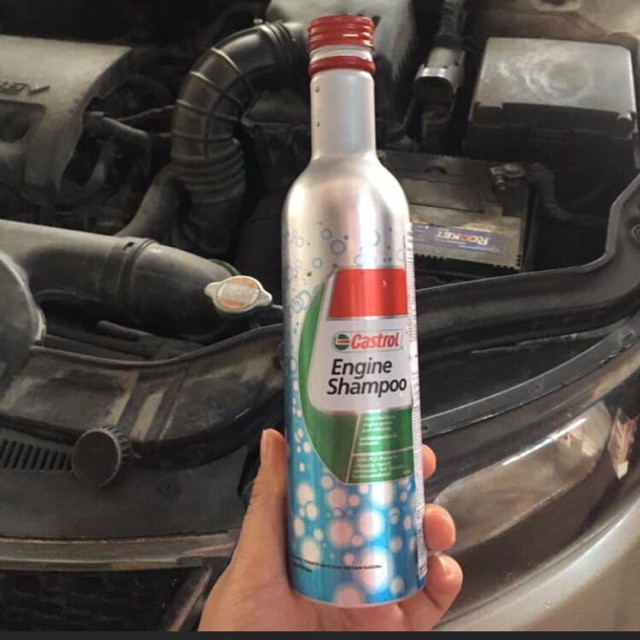 Dung dịch súc rửa động cơ ô tô xe máy CASTROL ENGINE làm sạch cặn bẩn cao câp loại tốt